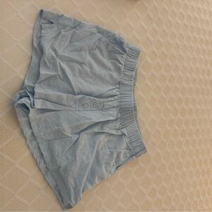 Daily Drills Blue Linen Resort Shorts